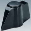 Pointer knob, 6 mm, plastic, black, Ø 20.3 mm, H 18 mm, A1319860