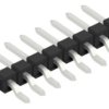Pin header, 8 pole, pitch 2.54 mm, straight, black, 10080471