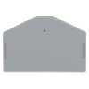 WAGO 280-312 2.5mm End and Intermediate Plate Grey
