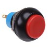 IPP3SAD6 Red Momentary 12mm Push Button Switch Flat Actuator SPST IP67 APEM