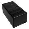 Obudowa uniwersalna wentylowana z panelami bocznymi 100,0 mm × 179,4 mm × 79,7 mm z ABS, kolor czarny Z40W KRADEX