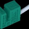 Inductive slot sensor, PNP, antivalent, 15 mA, 128588