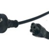 Przewód Zasilający Australia Ac-Aus Iec C5 2,5A - Posac-C5as/Nzs18 Czarny 1,8M