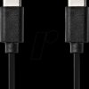 CCGL60700BK10 USB 2.0 cable, C connector > C connector, 1 m, black