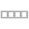 ASFORA Ramka 4-krotna pozioma aluminium EPH5800461