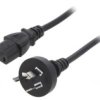 Kabel: 3X0,75Mm2, As/Nzs 3112 (I) Wtyk,Iec C13 Żeński, 1M Lt-423+501 H05vv-F...