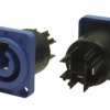 Złącze przemysłowe - zasilające Gniazdo Żeński RS PRO Niebieski Montaż na panelu