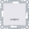 LUMINA Wyłącznik pojedynczy kontrolny biały WL0210 HAGER