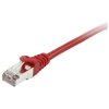 Equip 605527 RJ45 Network cable CAT 6 SFTP 050 m Red gold plated connectors