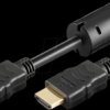 61299 HDMI cable connector/connector, Ferrite, 4K 60 Hz 1 m