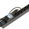 Listwa zasilająca 6 gniazd PD-6/R-2P