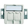 Junction box, Cat 6A, white, flush mounting, for AMJ-S, 100022973