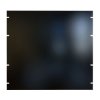 Hammond PBPA19017BK2 10U 19" Rack Aluminium Blank Panel Black 483 x 3 x 445