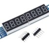 Wyświetlacz LED 8 cyfr ze sterownikiem MAX7219 (ARD-LED7)