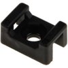 Mocowanie opaski kablowej, 15mm x 10 mm, kolor: Czarny, 250-szt., -45→ +85 C., RS PRO