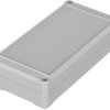 ABS enclosure, (L x W x H) 160 x 80 x 37 mm, light gray (RAL 7035), IP65, 63229200
