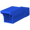 Socket housing, 2 pole, pitch 3.5 mm, straight, blue, 2-1565085-3