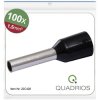 Quadrios 22C428 Ferrule 1.5mm² Black Set For Optimum Crimp Connections