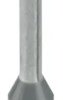 Insulated wire end ferrule, 0.75 mm², 16 mm/10 mm long, DIN 46228-4, UL 486F-E, gray, 3203118
