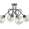 Lampa sufitowa nowoczesna 4xE27 EVIE BLACK
