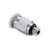 Norgren Pneufit M M02250605 Straight Adaptor (Ext. Hex) M5 Thread 6mm Hose O/D