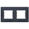 SEDNA Ramka 2 podwójna pozioma IP44 grafitowa SDN5810670 SCHNEIDER ELECTRIC