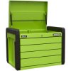 Sealey APPD4G Superline PRO Push-to-Open Topchest 4 Drawer - Green