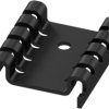 Finger shaped heatsink, (L x W x H) 33 x 27 x 7 mm, 20.2 K/W, black anodized, 10035008