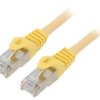 Patch cord S/FTP, Cat 6a, RJ45 wtyk z obu stron, linka, Cu, 2m PP6A-LSZHCU-Y-2M