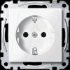 MEG2300-0319 Socket insert - System M, polar white, glossy