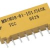 MRCN Thick Film Resistor/Capacitor Networks, Single-In-Line, Molded SIP