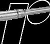 0452QDLF125/SB ERSADUR desoldering tip, for CHIP TOOL desoldering tweezers (045