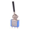 5632AB-21+U642 APEM Black Long Lever On-(On) Momentary Miniature Toggle Switch SPDT