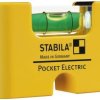 Poziomica kieszonkowa Stabila POCKET ELECTRIC 17775, Długość: 70 mm, Dokładność poziomowania: 1 mm/m