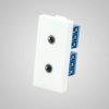TouchMe Moduł 1/2 gniazdo podwójne słuchawkowe stereo białe TM910W