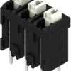 PCB terminal, 3 pole, pitch 5 mm, AWG 28-14, 10 A, spring-clamp connection, black, 1825970000