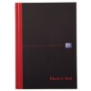 Notatnik Czarny/czerwony Okładka twarda A5 96 Sheets