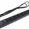 LZR-7C13B Listwa zasilająca 7 gniazd p-przepięciowa - gniazda C13
