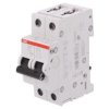 S202-C1 Wyłącznik nadprądowy, 230/400VAC, Prąd znamionowy: 1A, 2-biegunowy