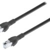 Patch Cord Sf/Utp 5E Linka Cu Pvc Czarny 10M 26Awg Żyły: 8 Ca00613.00C10