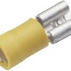 Konektor żeński izolowany, Cimco Werkzeugfabrik 180230, 9,5x1,2 mm, 4-6 mm2, żółty