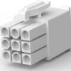 Plug housing, 9 pole, pitch 4.2 mm, straight, natural, 172169-1