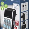 1001-0094-01 Plugin charger, NiMh, incl. 4x AA (Mignon) batteries, white
