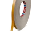 Adhesive tape, 12 x 1.1 mm, double sided, PE foam, white, 25 m, 04957-00007-00