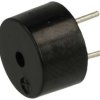 Buzzer elektromagnetyczny; HC09; 85 dB (d=0,1m); 2÷5V; <80mA; fi 9mm; 2,73kHz; przewlekany (THT); 4; bez generatora; piny; 4mm