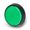 Arcade Push Button 60mm czarna obudowa - zielony z podświetleniem