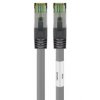 Kabel Patchcord CAT 8.1 S/FTP PIMF RJ45/RJ45 0,5m szary