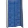Szafka z panelami ażurowymi głębokość 452 mm szerokość 1015 mm wysokość 1835 mm Błękit gencjany Stal Bott