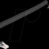 87992 RJ45 spiral cable, Cat.5e, black, 1 m