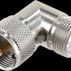 100024350 UHF angled connector male/female